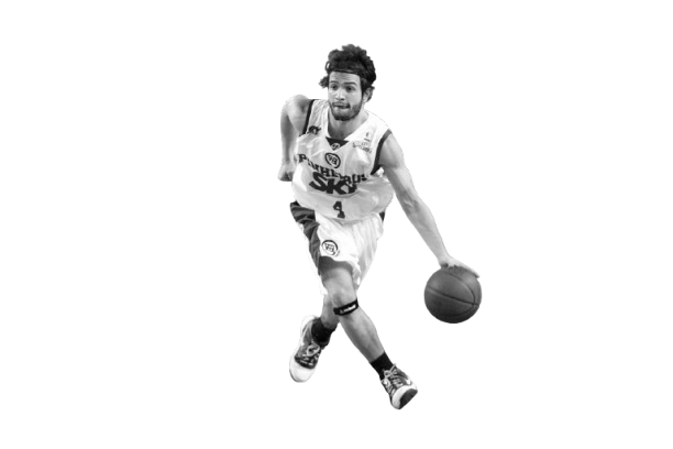 Gustavinho jogando basquete